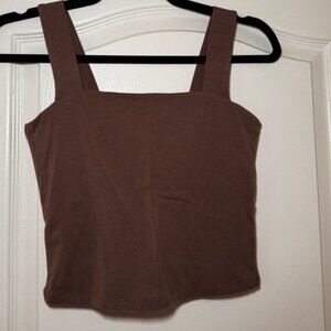 Brown Crop Top
